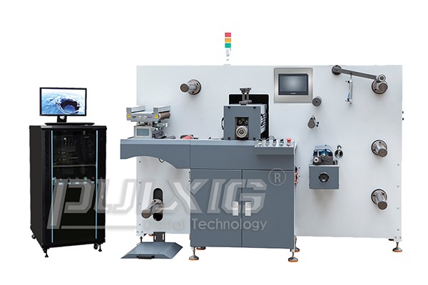 標簽高速覆膜機+噴碼